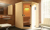 Gamme de saunas classiques d'intérieur